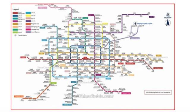 最新北京地铁线路图，城市交通的新篇章